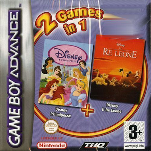 2 In 1 - Disney Principesse & Il Re Leone (Italy) Game Cover