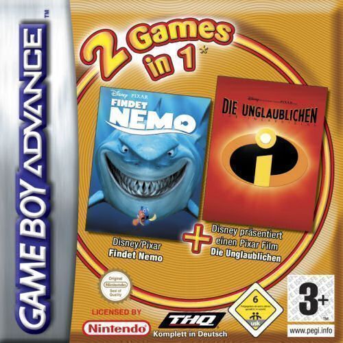 2 In 1 - Findet Nemo & Die Unglaublichen (Germany) Game Cover