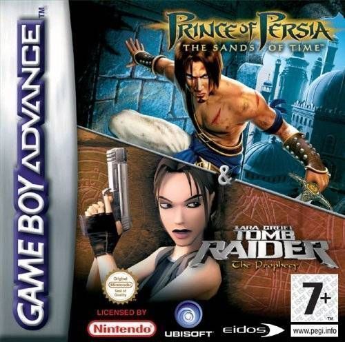 2 In 1 - Prince Of Persia - The Sands Of Time & Tomb Raider - The Prophecy (Europe) Game Cover