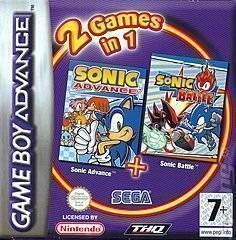 2 In 1 - Sonic Advance & Sonic Battle (Europe) Game Cover