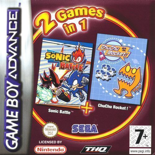 2 In 1 - Sonic Battle & ChuChu Rocket! (Europe) Game Cover