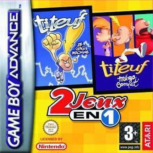 2 In 1 - Titeuf Ze Gagmachine & Titeuf Mega Compet (France) Game Cover