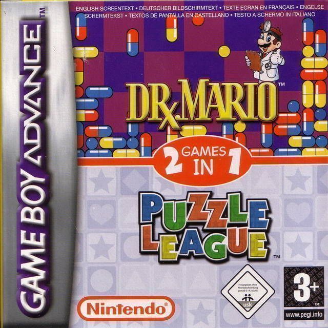 Dr. Mario & Puzzle League (Europe) Game Cover