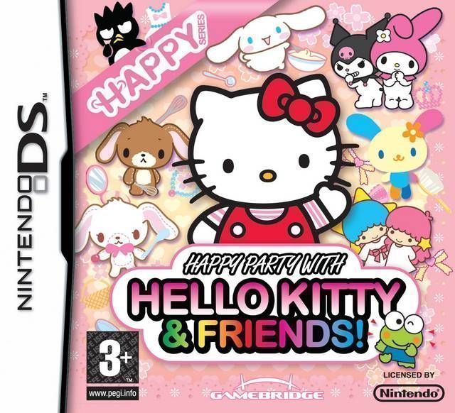 Happy Party With Hello Kitty & Friends! (EU)(BAHAMUT) (USA) Game Cover