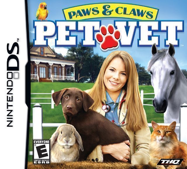 Paws & Claws - Pet Vet - Healing Hands (SQUiRE) (USA) Game Cover