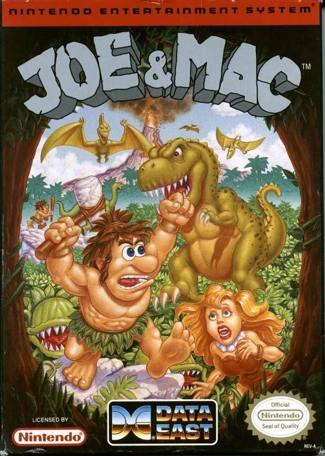 Joe & Mac (USA) Game Cover