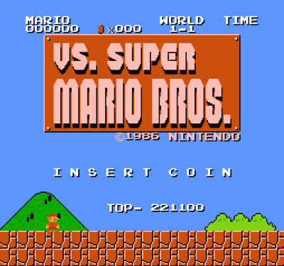 VS Super Mario Bros (VS) (USA) Nintendo – Download ROM