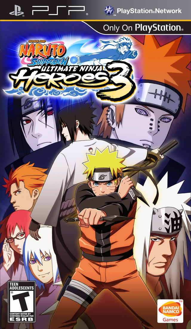 Naruto Shippuden – Ultimate Ninja Heroes 3 (USA) Playstation Portable – Download ROM
