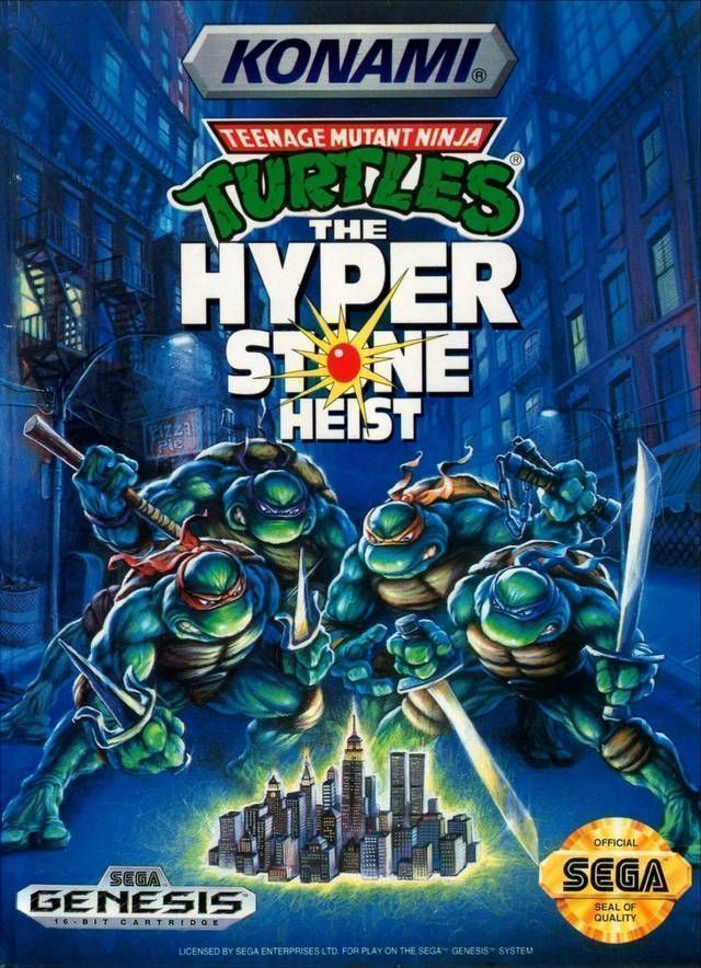 Teenage Mutant Ninja Turtles – The Hyperstone Heist (USA) Sega Genesis – Download ROM
