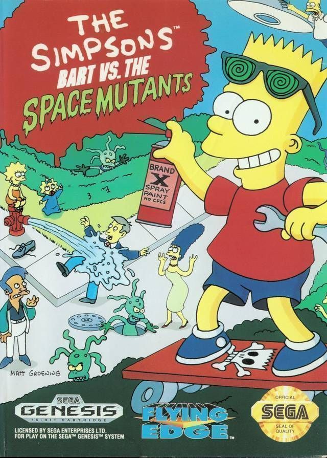 Simpsons, The – Bart Vs The Space Mutants (JUE) (REV 00) (USA) Sega Genesis – Download ROM