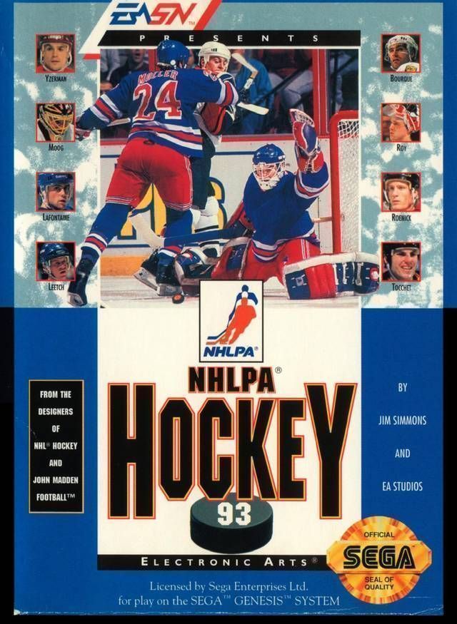 NHLPA NHL ’93  (REV 00) (USA) Sega Genesis – Download ROM