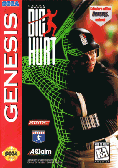 Frank Thomas Big Hurt Baseball (France) Sega Genesis – Download ROM