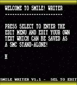 Smile Writer (V1.1) (PD)