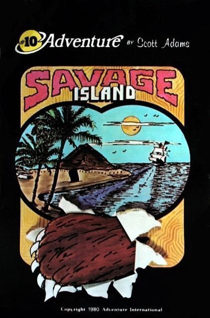 Adventure Number 10 & 11 - Savage Island 1 & 2 (1985)(Adventure International) (USA) Game Cover