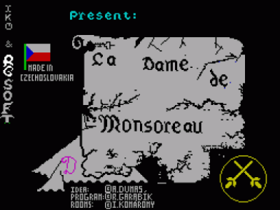 Dame De Monsoreau, La (1987)(IKO & RGSoft)(cs)[a] (USA) Game Cover