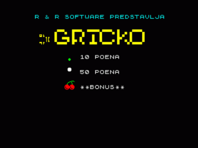 Gricko (1982)(R&R Software)(sr)[a] (USA) Game Cover