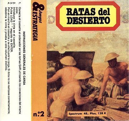 Ratas Del Desierto (1985)(Juegos & Estrategia)(es)[128K][aka Desert Rats] (USA) Game Cover